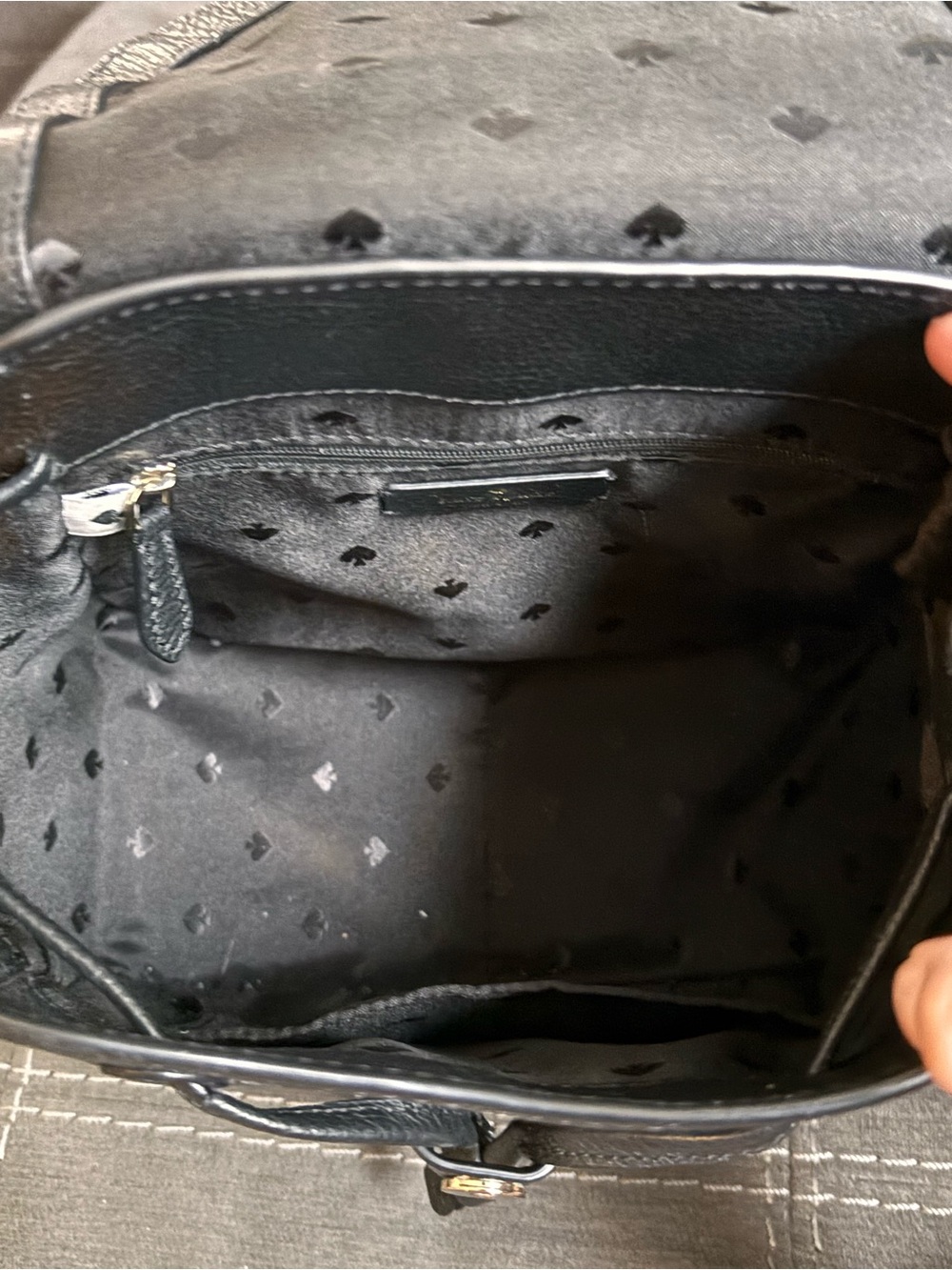 kate spade ♠️ pebbled leather backpack - Picture 3 of 10